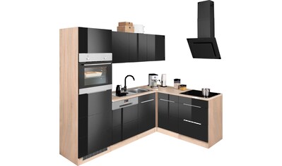HELD MÖBEL Winkelküche »Brindisi«, mit E-Geräten, Stellbreite 230/170 cm kaufen HELD MÖBEL Winkelküche »Brindisi«, mit E-Geräten, Stellbreite 230/170 cm kaufen