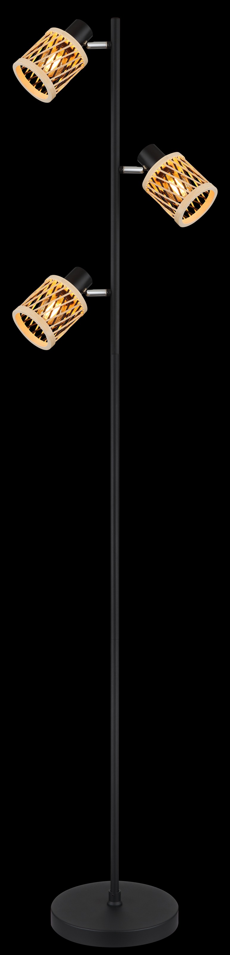 NOWA Stehlampe »MALI« E14 1 Stk. Stehlampe Wohnzimmer Schlafzimmer Flur Design-Leuchte