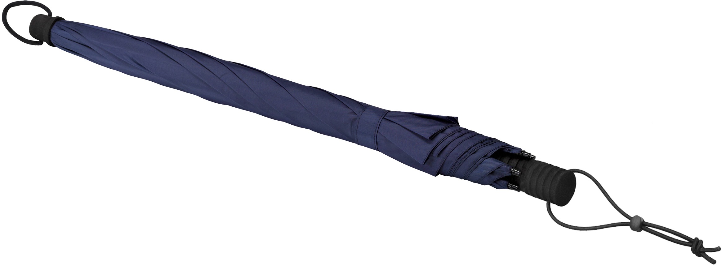 EuroSCHIRM® Stockregenschirm »Swing handsfree, marineblau«, handfrei tragbar