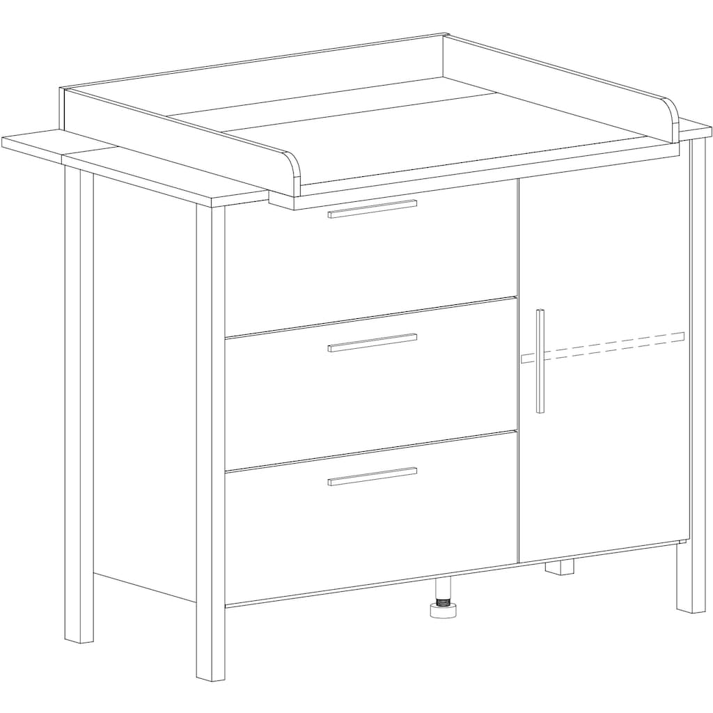 arthur berndt Wickelkommode »Liam«, bis 15 kg, 115 cm