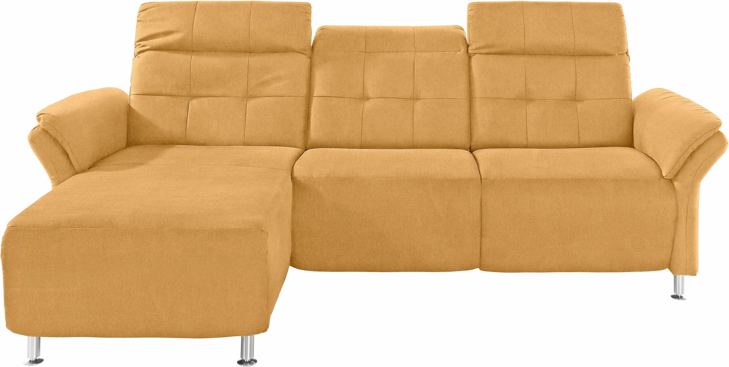 Places of Style Ecksofa »Manhattan L-Form«, 2 Sitze mit elektrischer Relaxfunktion, verstellbare Armlehnen