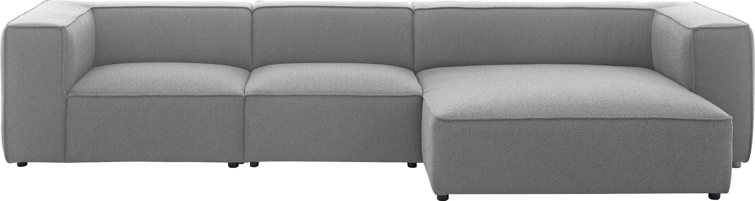W.SCHILLIG Ecksofa »around-the-block«, mit eleganter Biese, mit Federkern, Breite 341 cm