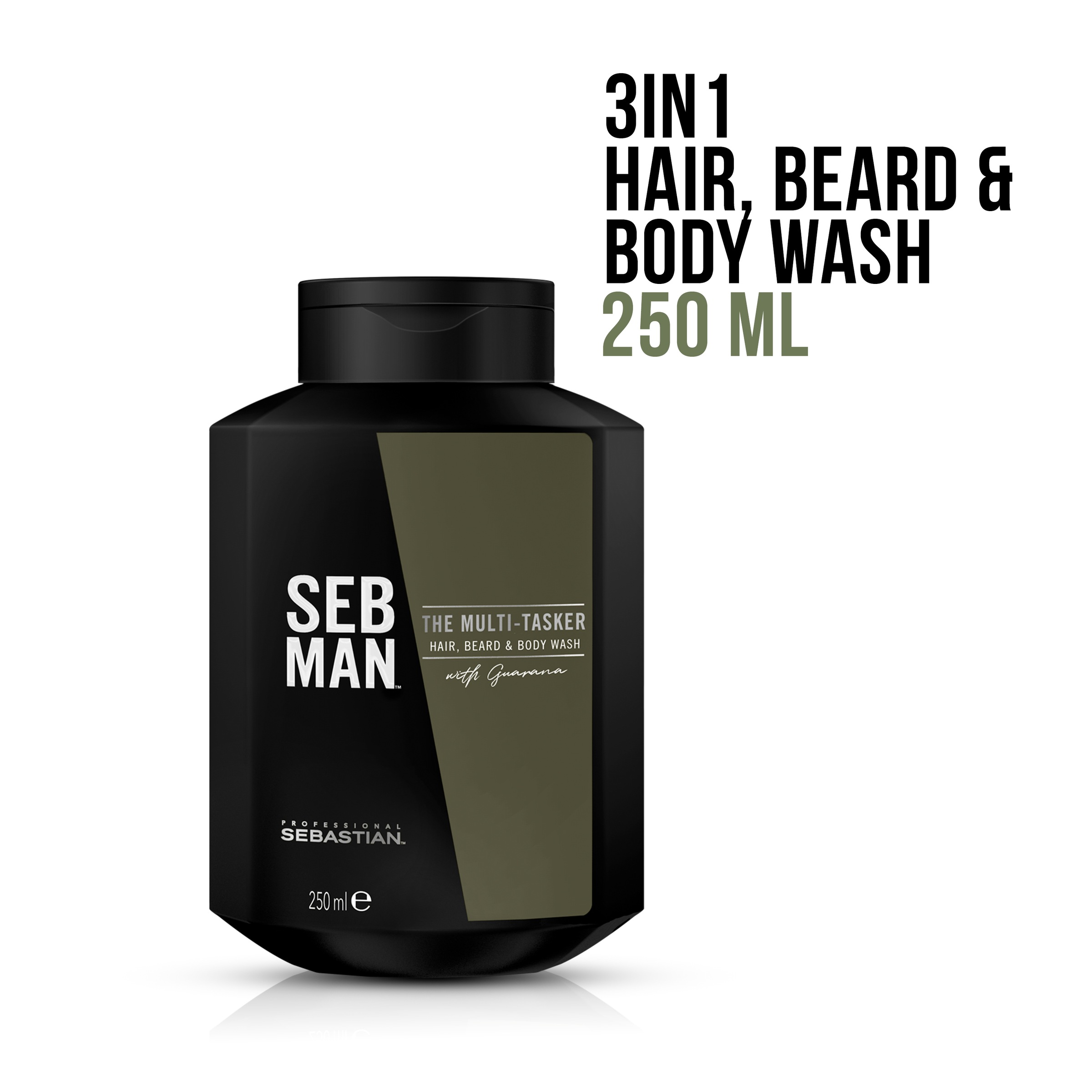SEB Man Haarshampoo »SEB MAN THE MULTITASKER 3IN1 HAIR, BEARD & BODY WASH« Für Haar, Bart und Körper