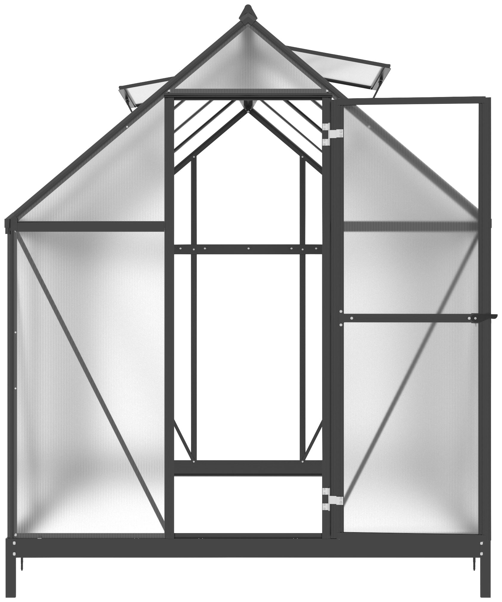 KONIFERA Gewächshaus mit Fundamentrahmen
