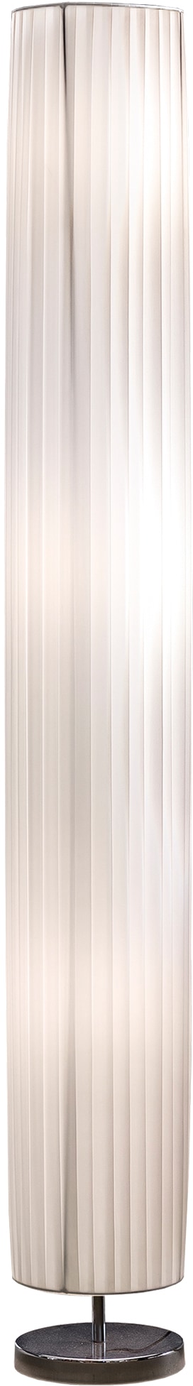 SalesFever Stehlampe »Leah« E27 1 Stk. Plissee Lampenschirm aus Latex günstig online kaufen