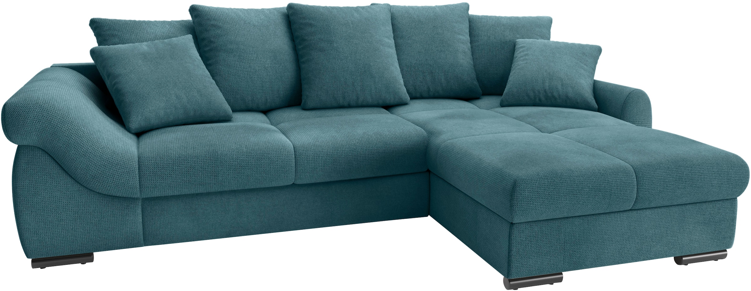 Mr. Couch Ecksofa »Livorno L-Form«, inkl. Hochschläfer-Bettauszug, XL-Bettk günstig online kaufen