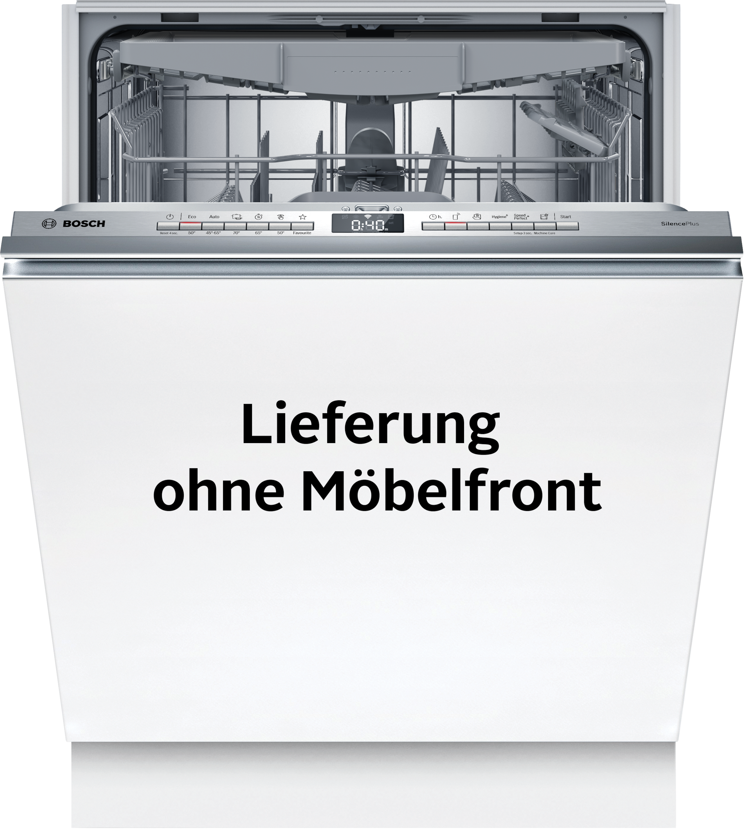 BOSCH vollintegrierbarer Geschirrspüler "SMV4EVX09E" silber (weiß)