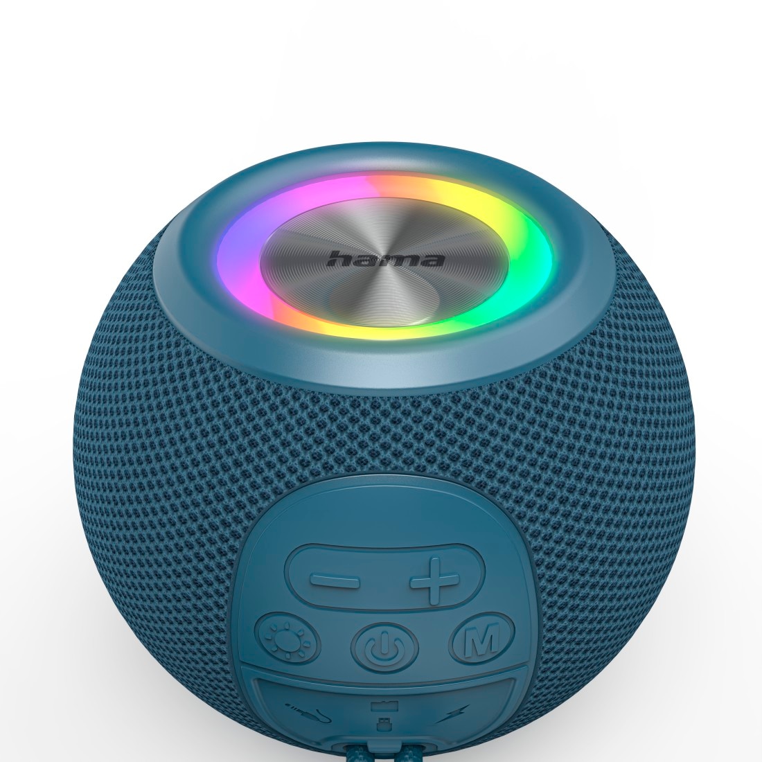 Hama Bluetooth-Lautsprecher »Bluetooth®-Lautsprecher "Ball Shape Speaker", 5 Licht-Modi, 5W«, Integrierte Freisprecheinrichtung