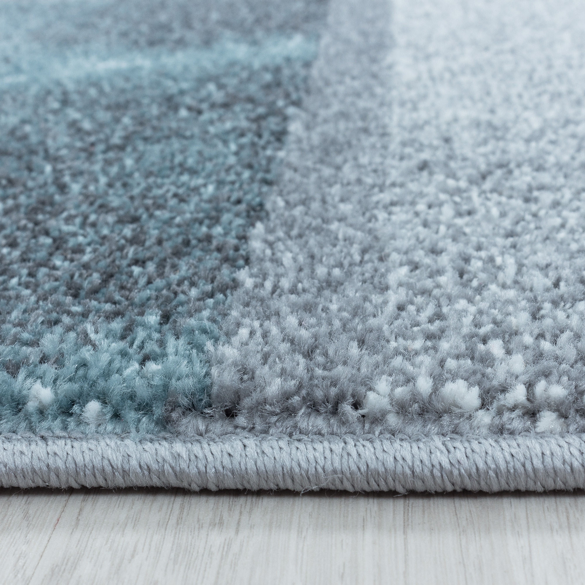 Ayyildiz Teppiche Teppich »OTTAWA 4201«, rechteckig, 8 mm Höhe, Karo Muster, Kurzflor, Wohnzimmer