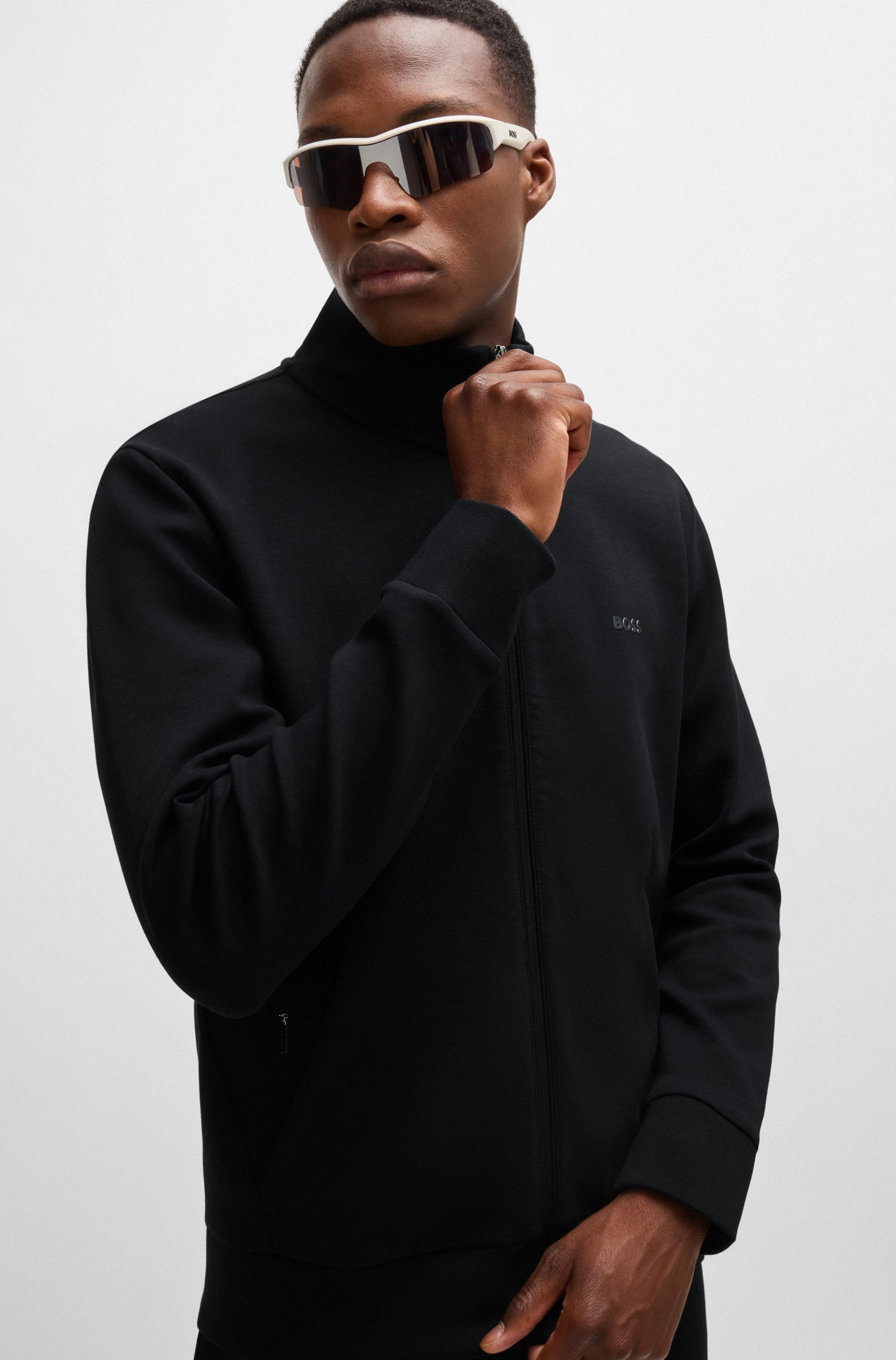 BOSS GREEN Sweatjacke »Skaz«, mit Druck