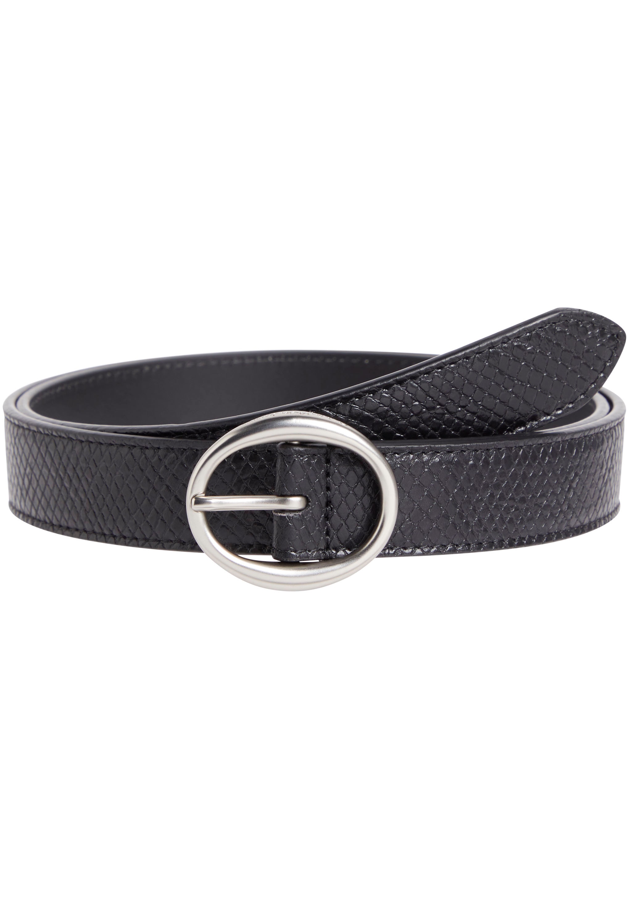 Calvin Klein Jeans Synthetikgürtel »CLASSIC ROUND LTHR BELT 25MM SN«