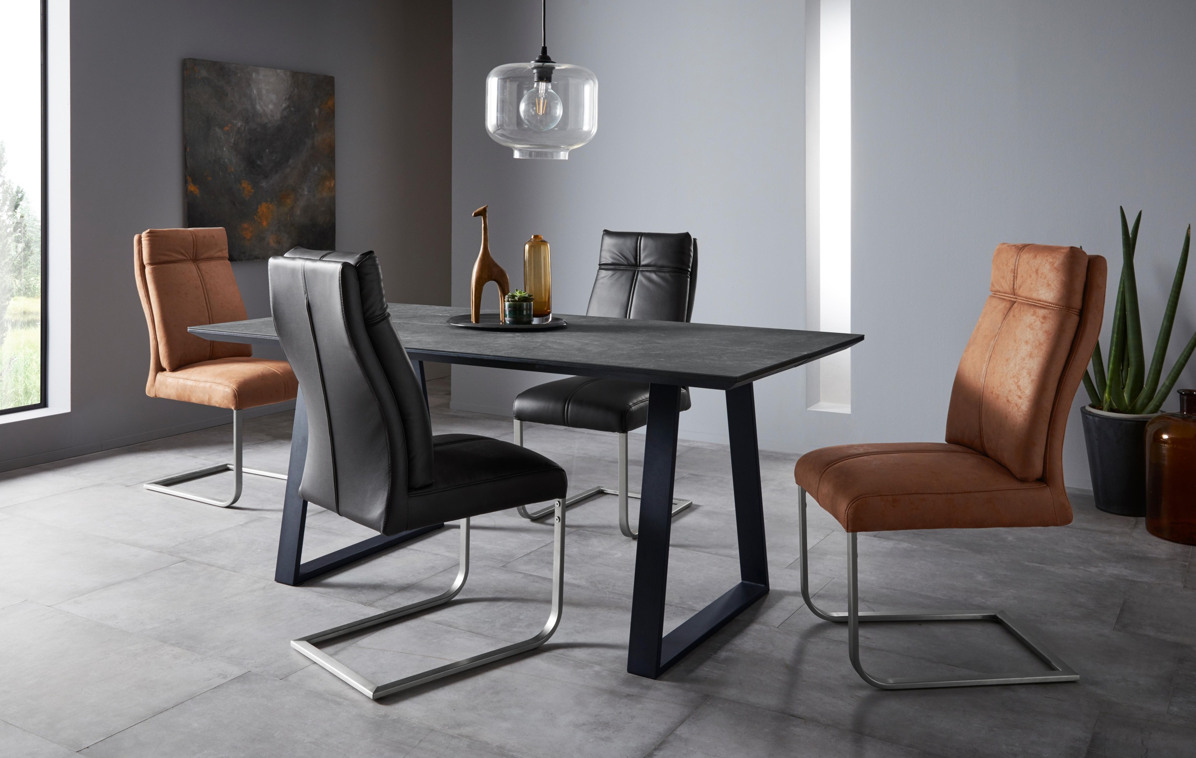 Places of Style Esszimmerstuhl Luanda 2er Set, in zwei verschiedenen Bezugsvarianten, Sitzhöhe 49 cm Places of Style Esszimmerstuhl Luanda 2er Set, in zwei verschiedenen Bezugsvarianten, Sitzhöhe 49 cm