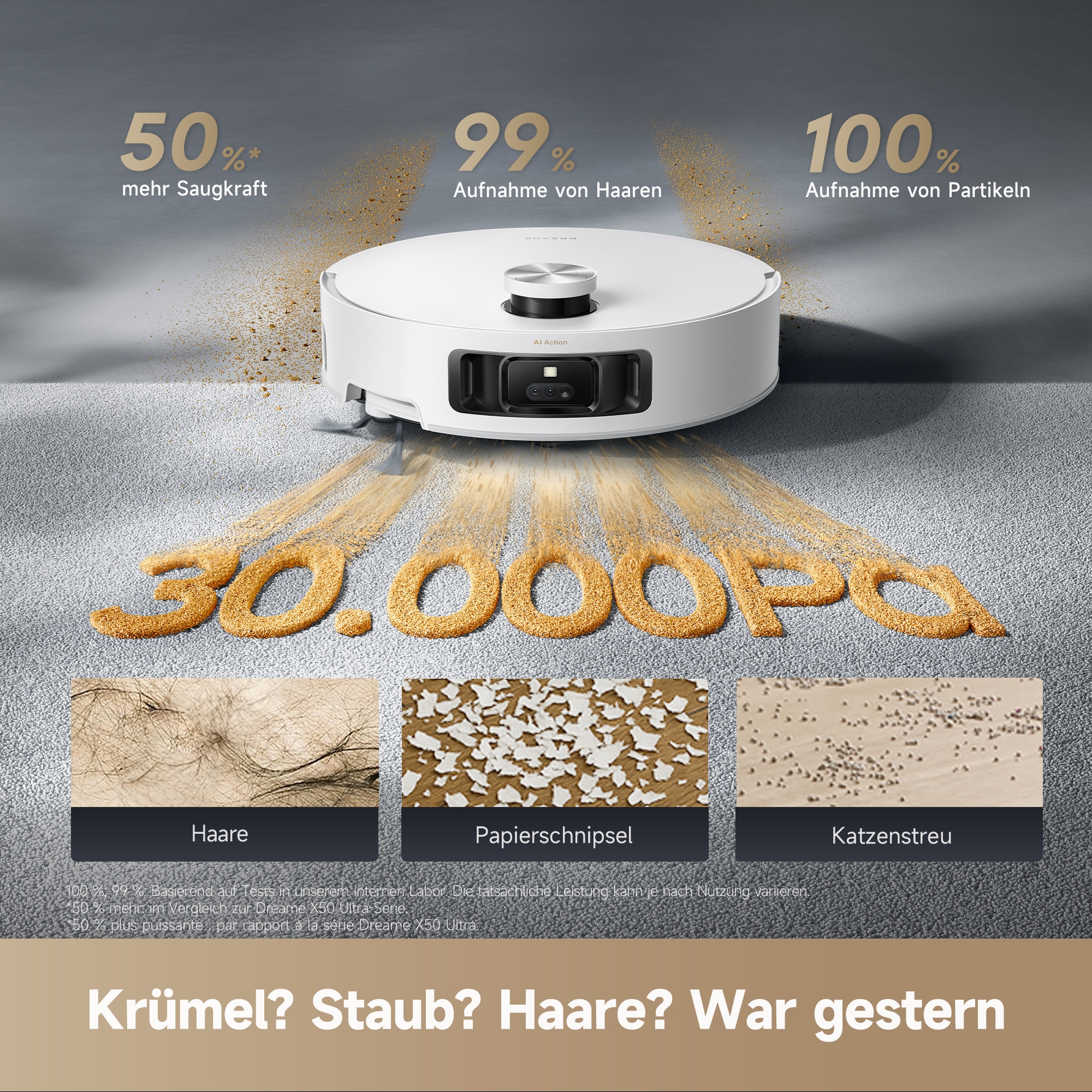 Dreame Saugroboter »mit Wischfunktion Aqua 10 Roller«