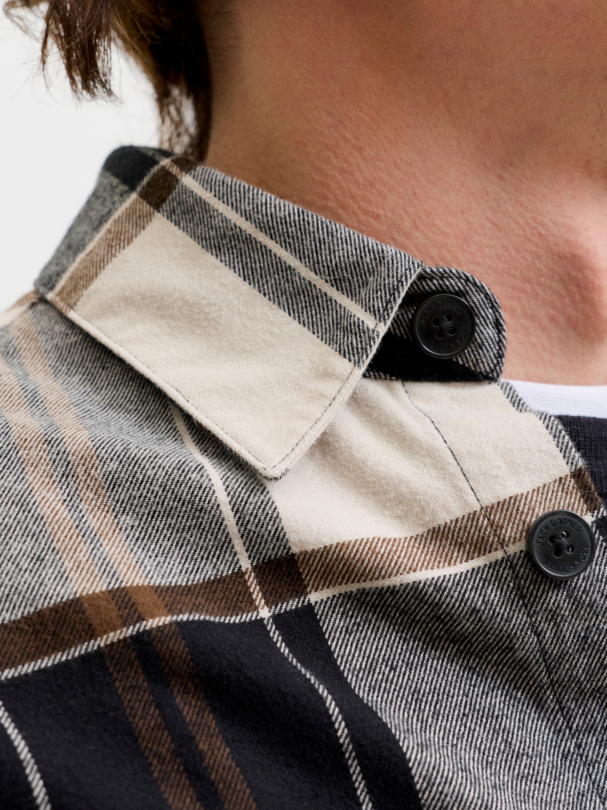 Jack & Jones Langarmhemd »JJEJACKSON OVERSHIRT LS SN« Baumwolle, relaxed fit