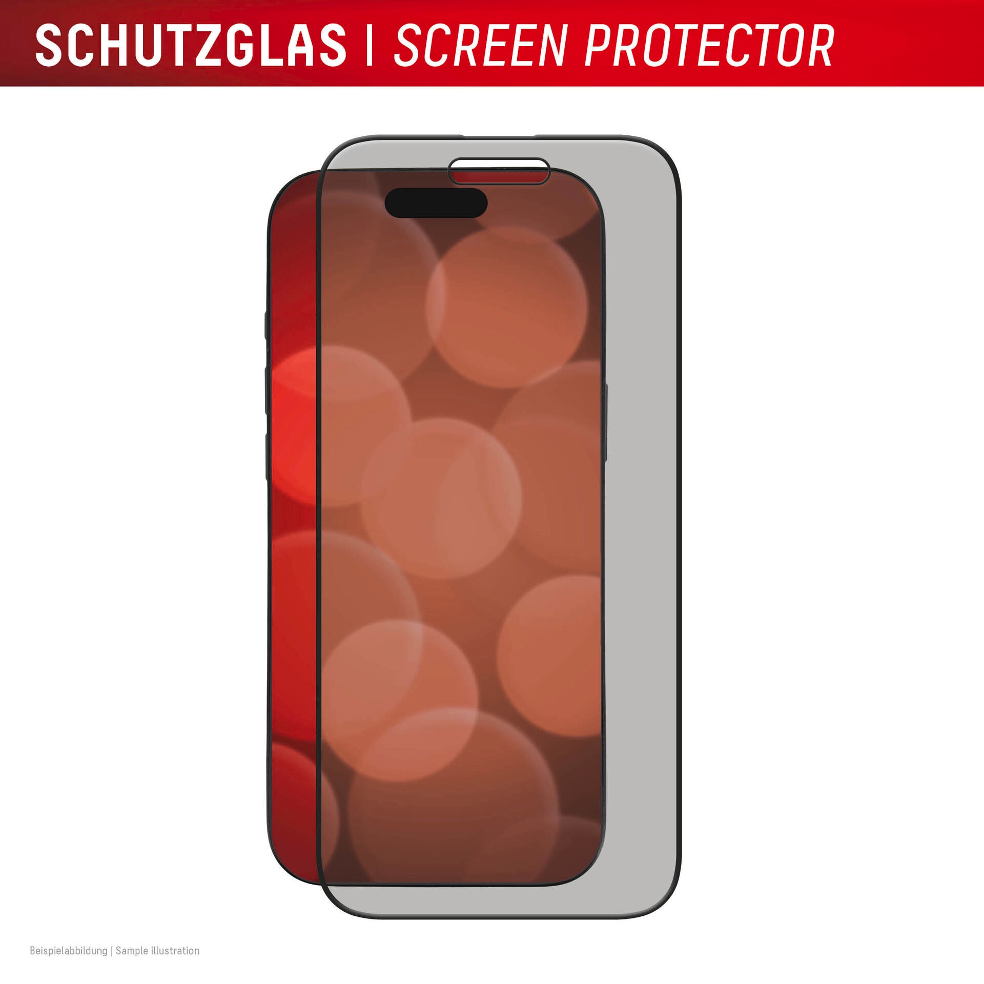 Displex Displayschutzglas »Privacy Glass Screen Protector« für Apple iPhone Air Displayschutzfolie, Schutzfolie, Bildschirmschutz, kratz- & stoßfest
