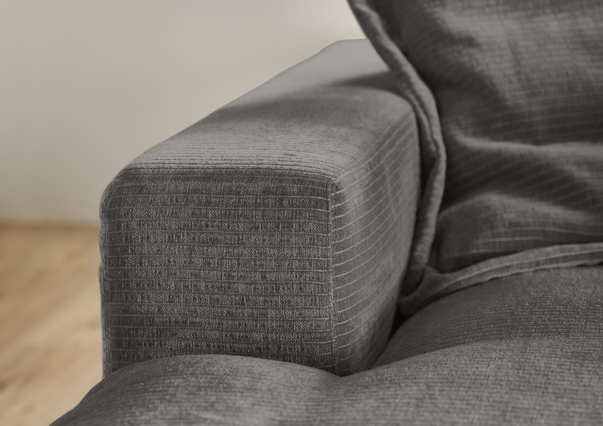 Musterring Ecksofa »Lucia«, verschiedene Farben, großer Longchair mit Armlehne, B330 x T190 cm