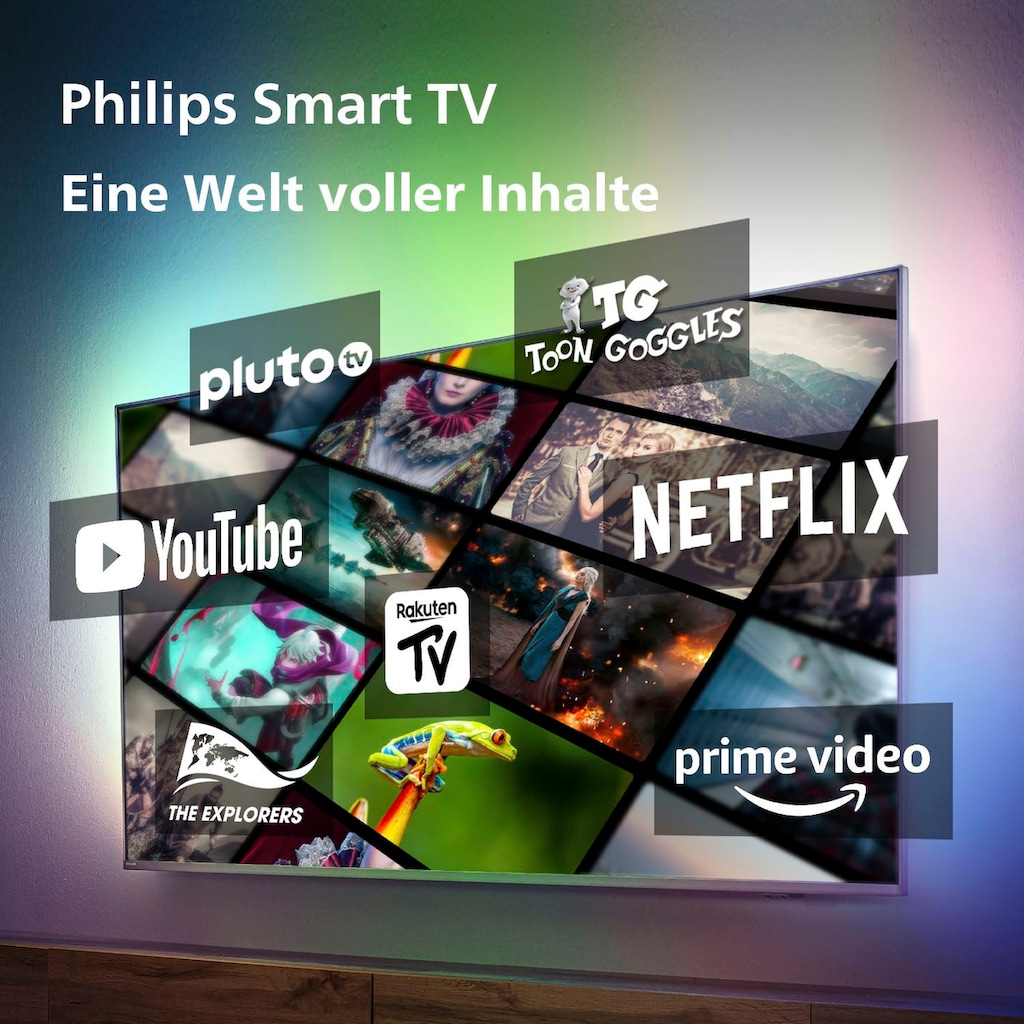 Philips LED-Fernseher »32PFS6908/12«, 80 cm/32 Zoll, Full HD, Smart-TV
