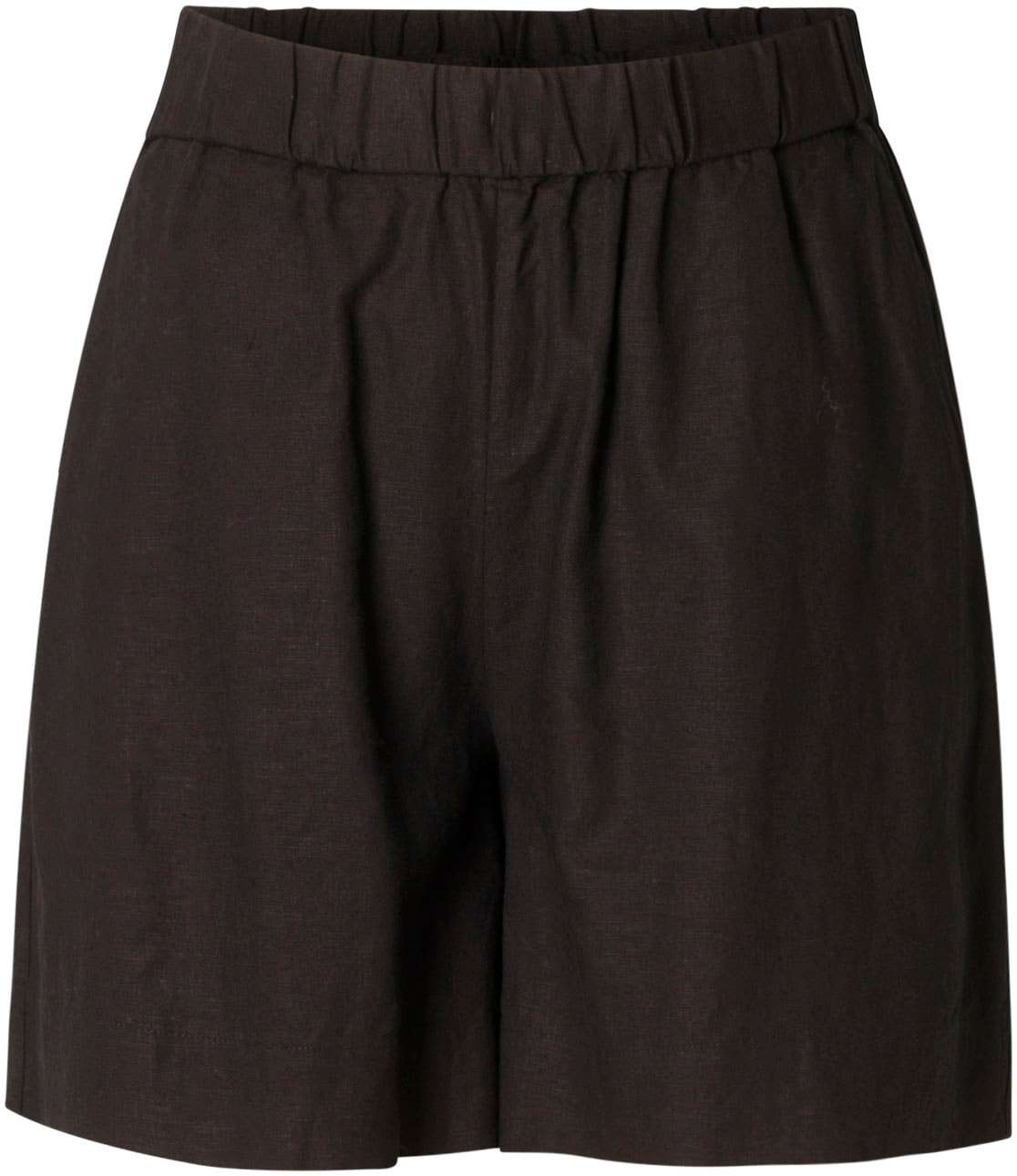Base Level Shorts, Sommerhose im Leinenmix