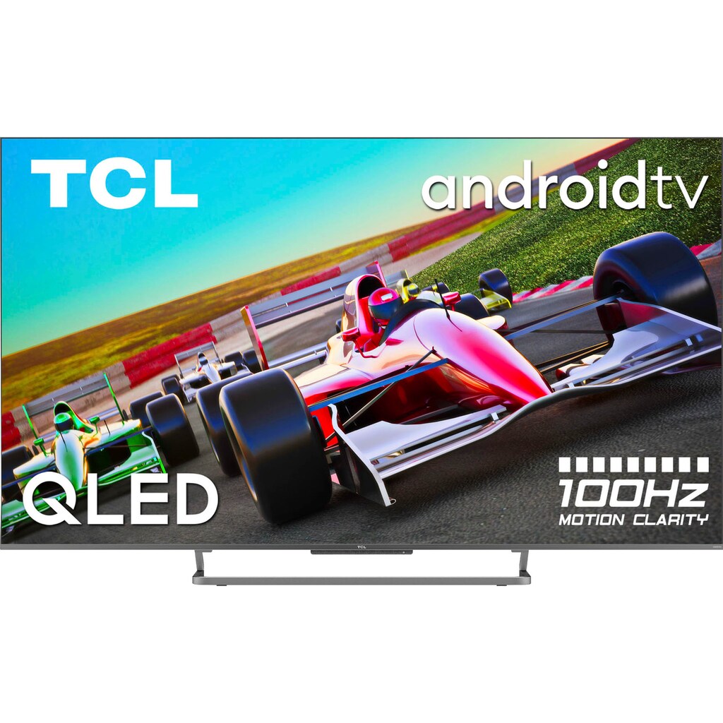 TCL QLED-Fernseher »55C728X1«, 139,7 cm/55 Zoll, 4K Ultra HD, Smart-TV-Android TV, Android 11, Onkyo-Soundsystem, Gaming TV