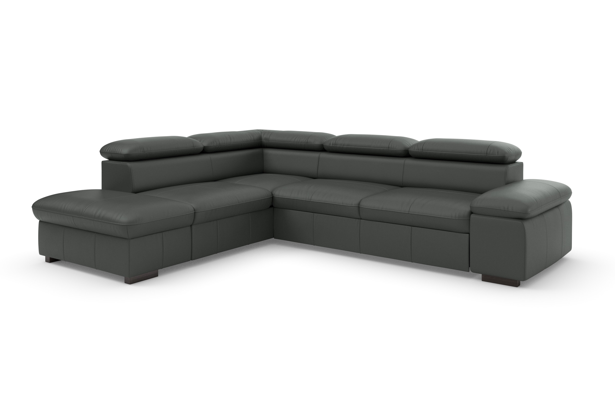 Home affaire Ecksofa »Alberto L-Form«, mit Kopfteilverstellung, wahlweise mit Bettfunktion