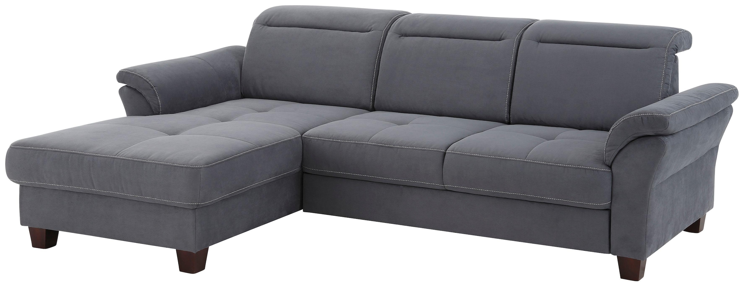 Home affaire Ecksofa »Solvei L-Form« mit Recamierenabschluß und Sitztiefenv günstig online kaufen