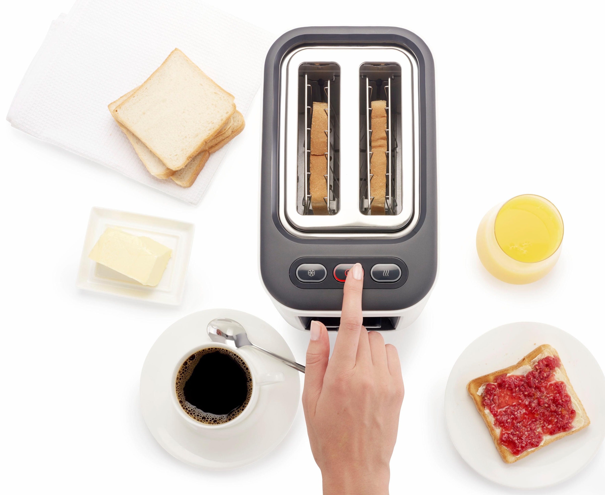 Braun Toaster »HT 3010 WH«, 2 kurze Schlitze, für 2 Scheiben, 1000 W im  Online-Shop kaufen | Langschlitztoaster