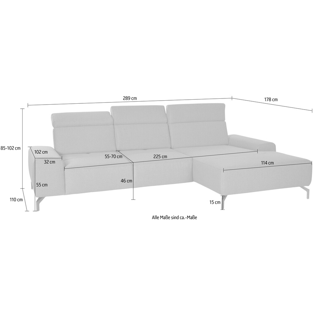 sit&more Ecksofa »Gizeh«