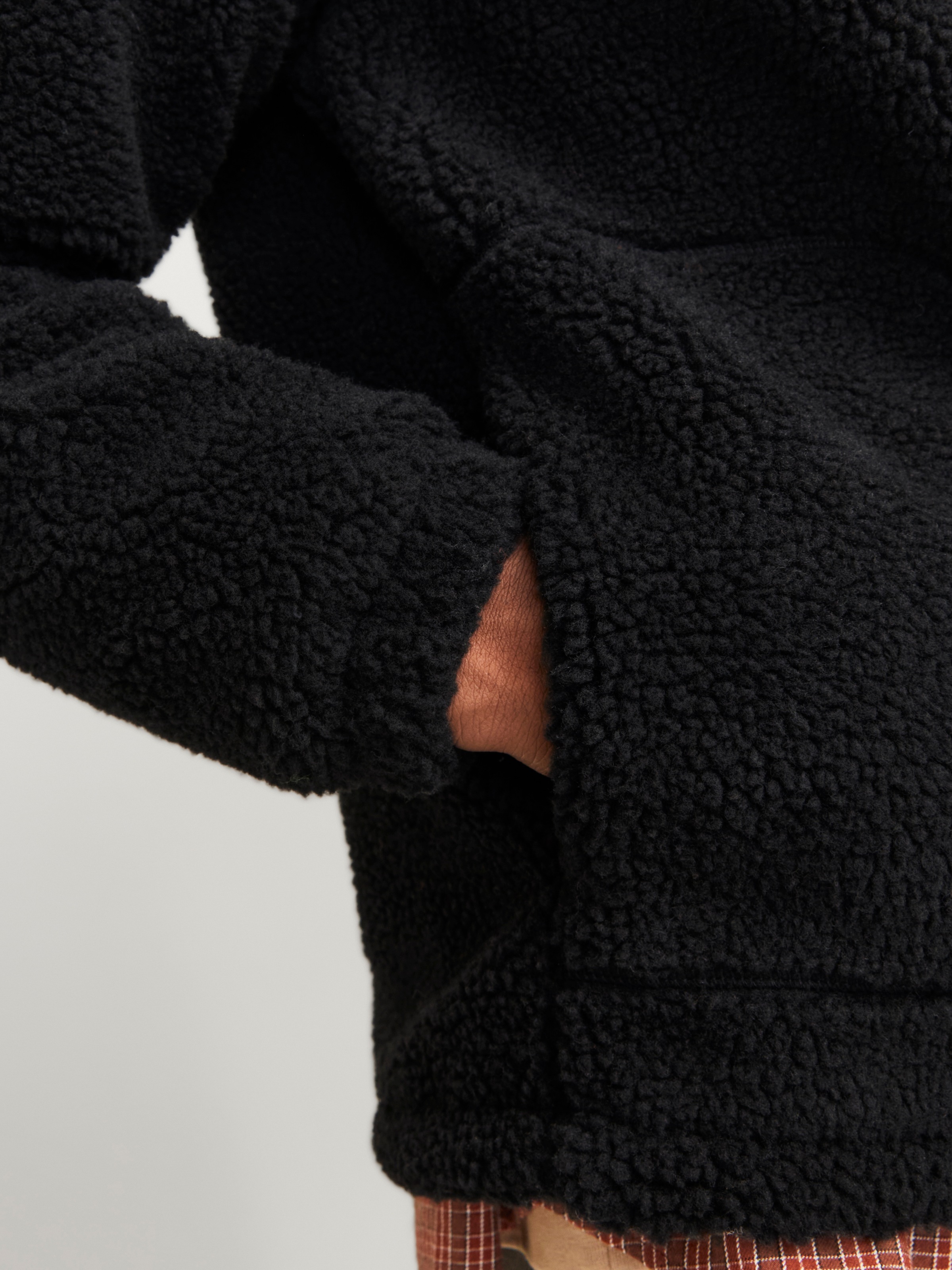 Jack & Jones Kurzjacke »JORVESTERBRO TEDDY JACKET AW24 NOOS«, ohne Kapuze