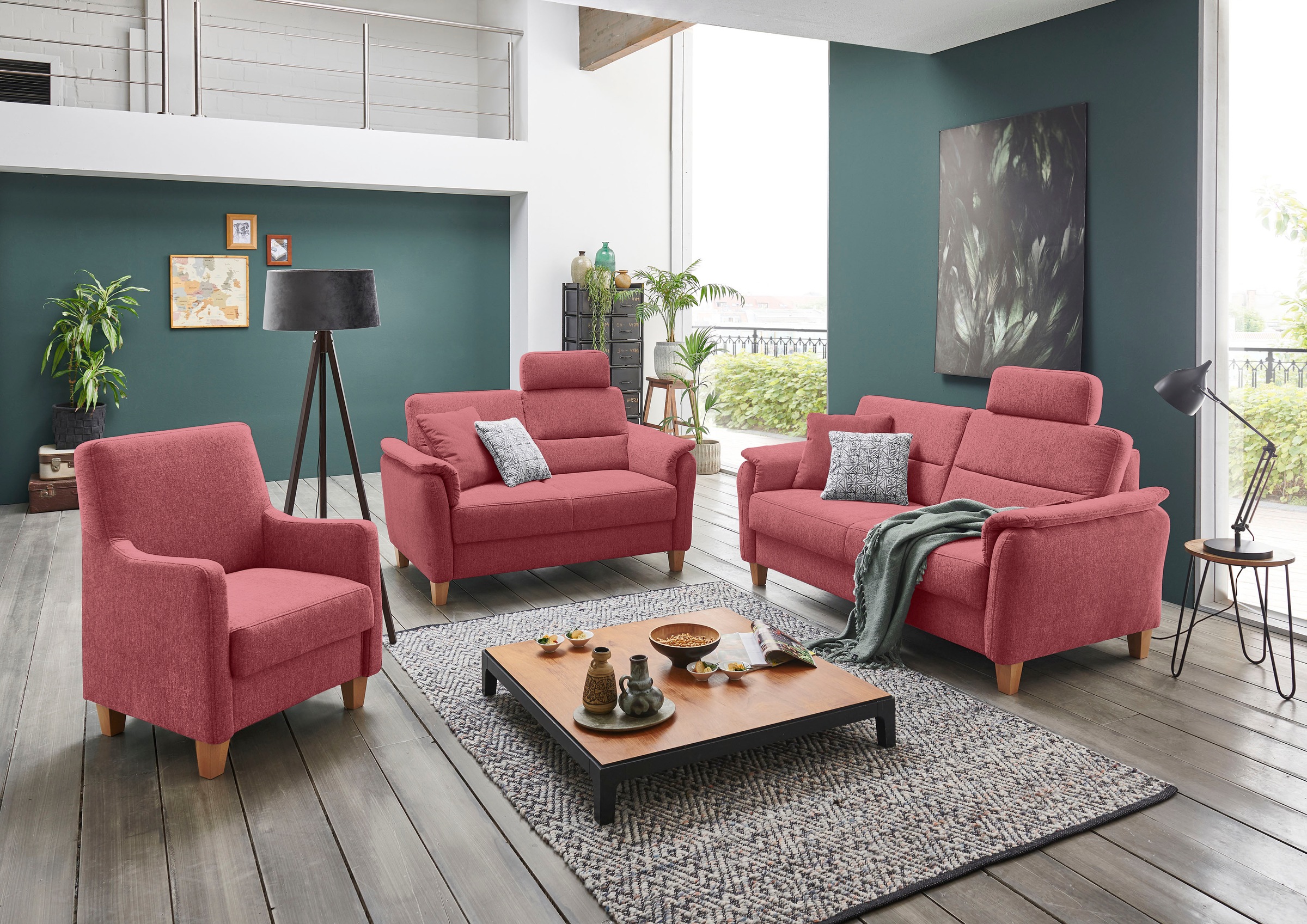 Home affaire Sessel »Palmera, B: 70 cm« mit Federkern günstig online kaufen