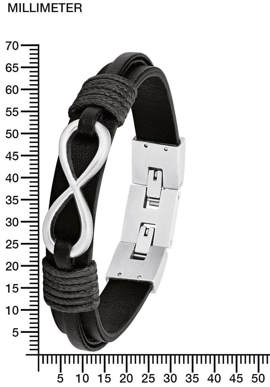 2026136« - bestellen Lederarmband Infinity/Unendlichkeitsschleife, jetzt s.Oliver »Hauptkollektion