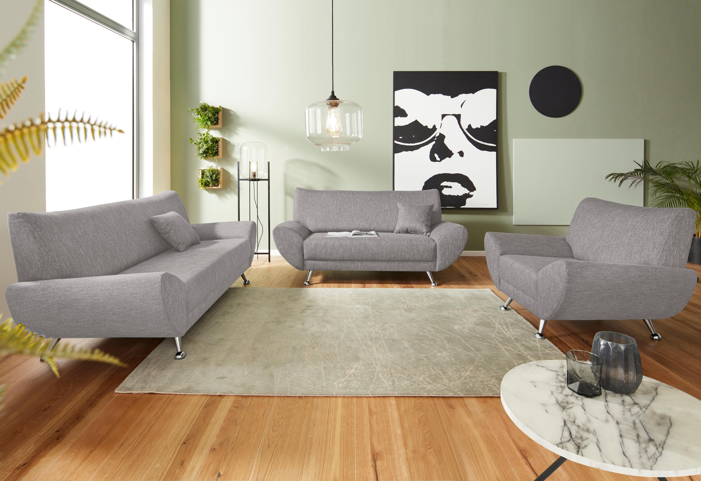 INOSIGN Polstergarnitur »Saltare elegant und komfortabel, OTTOs Choice«, (3 günstig online kaufen