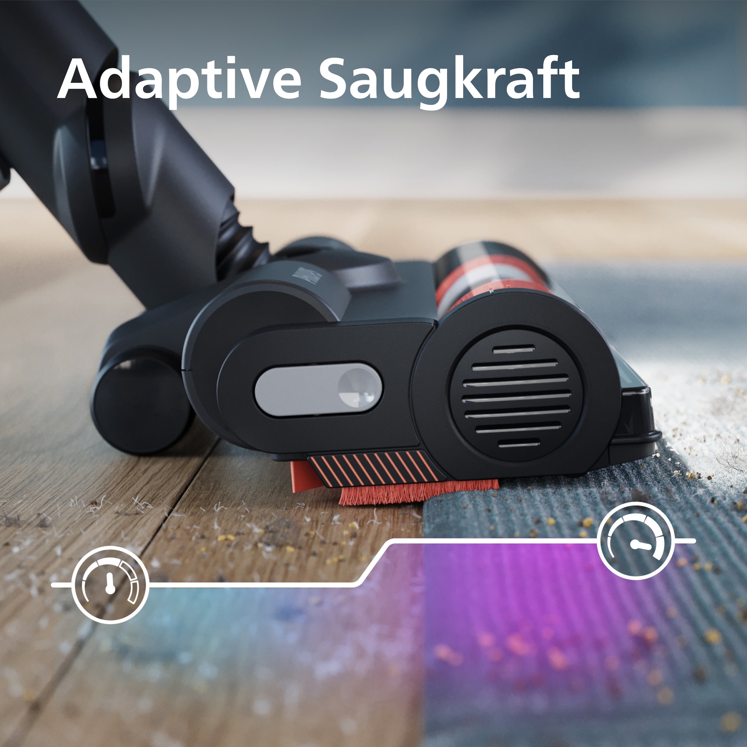 Philips Akku-Hand-und Stielstaubsauger »XC7067/01 7000 Series "Pet"« mit bis zu 80 Minuten Laufzeit und Bodendüse mit Anti-Haarentwirrung