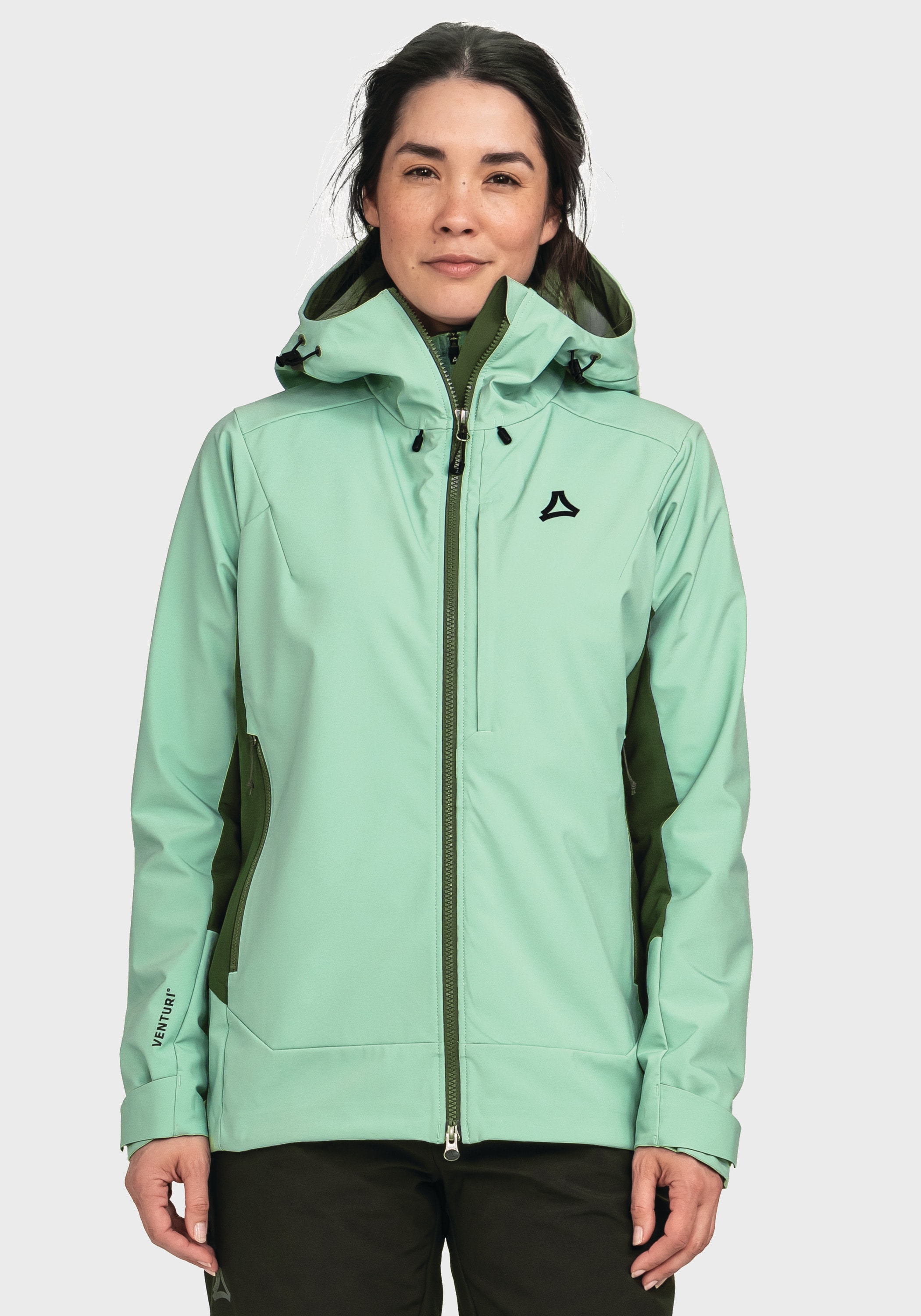Schöffel Outdoorjacke »Mountain Softshell Jk Style Milagle WMS«, ohne Kapuze