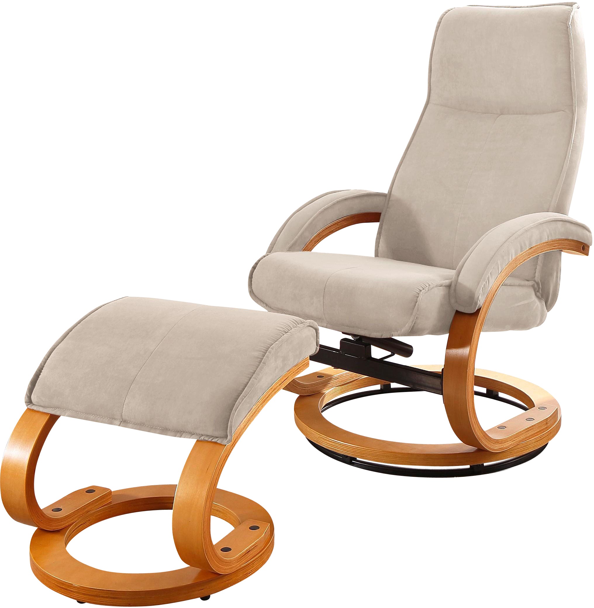 Home affaire Relaxsessel »Paris TV-Sessel, Sessel mit Hocker, Wohnzimmer, S günstig online kaufen