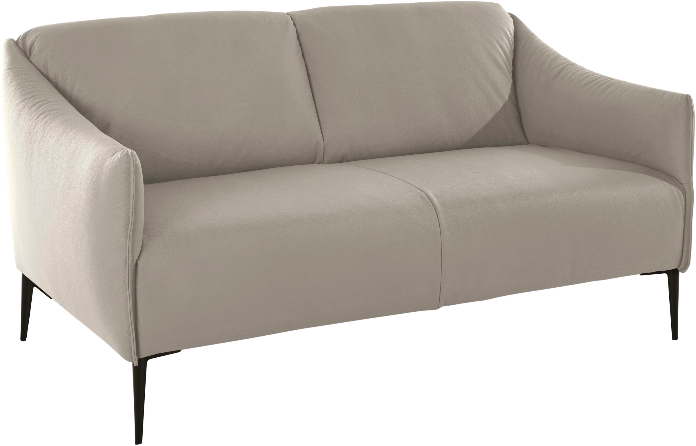 W.SCHILLIG 2-Sitzer »sally« mit Metallfüßen in Schwarz pulverbeschichtet, Breite 154 cm