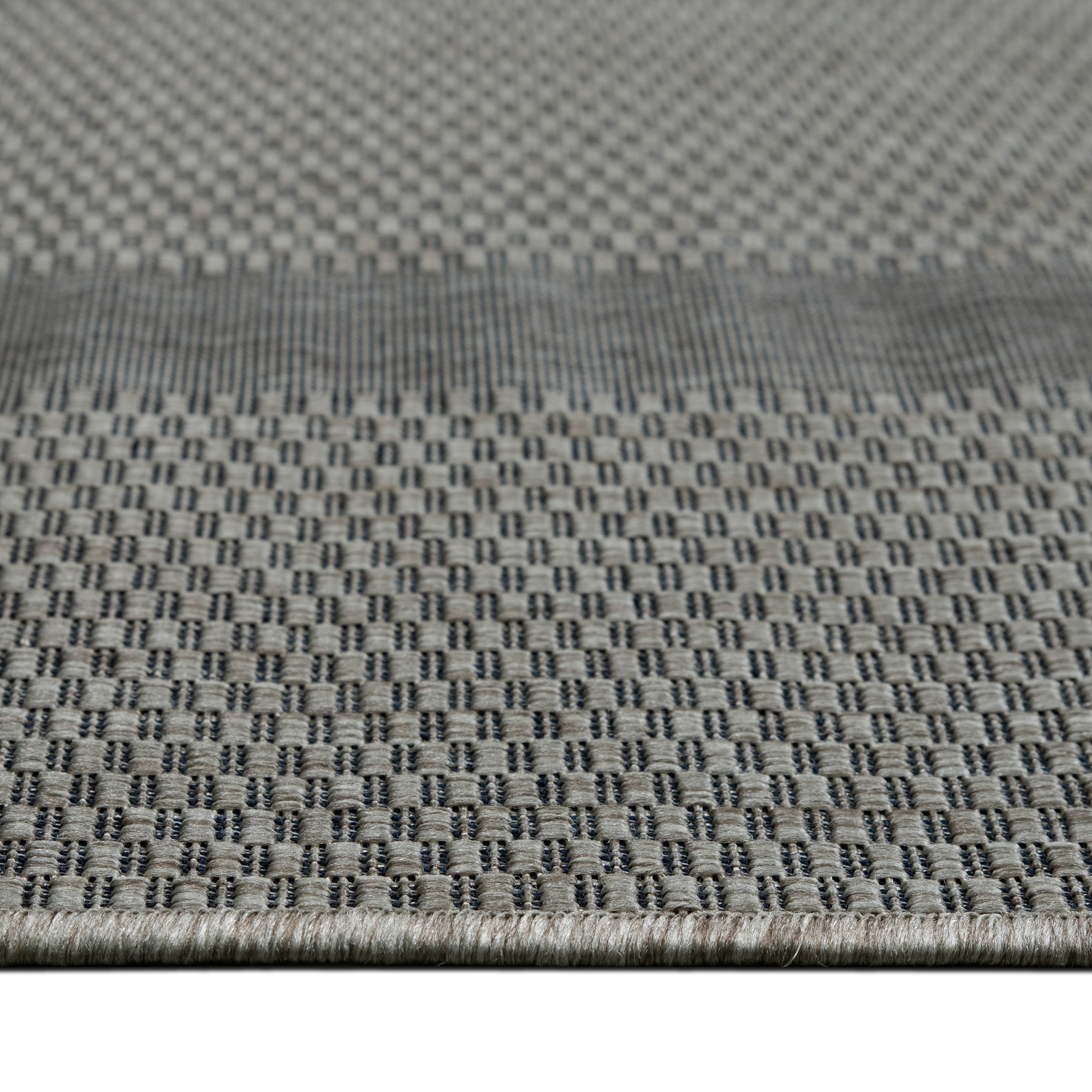 my home Teppich »Venedig Bordüre auch als Läufer erhältlich«, rechteckig, 3 mm Höhe, In- und Outdoor geeignet, Sisal-Optik, Wetterfest & UV-beständig