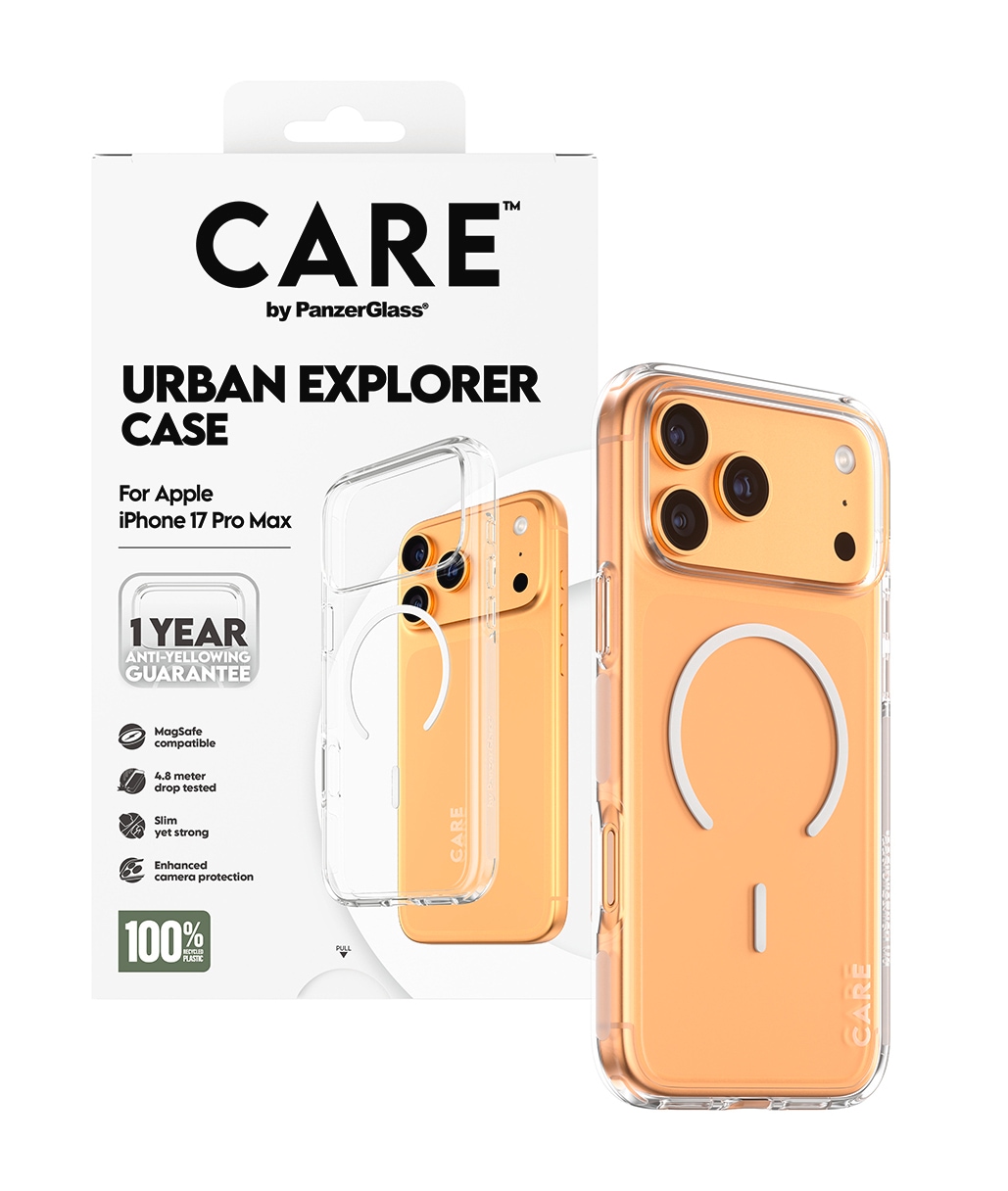 CARE by PanzerGlass Handyhülle »Urban Explorer Case für Apple iPhone 17 Pro Max« Apple iPhone 17 Pro Max Backcover, Schutzhülle, Handyschutzhülle, Case, Schutzcase, stoßfest
