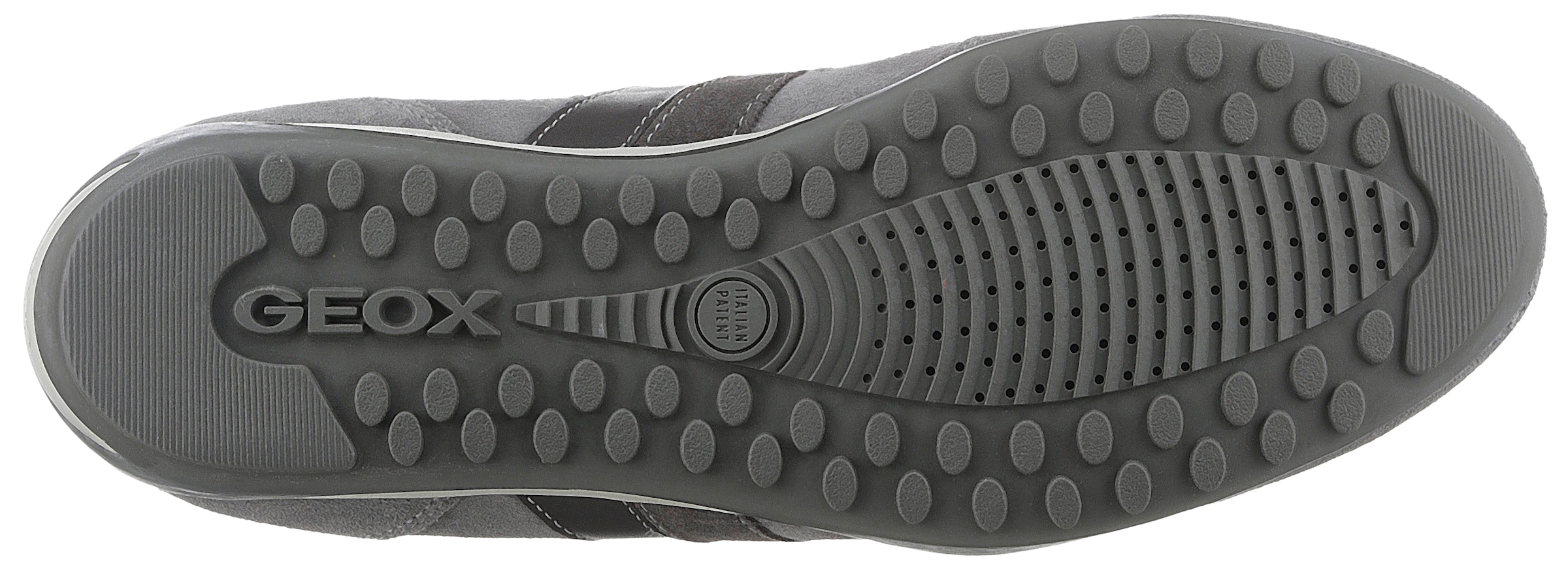 Geox Sneaker »U WELLS C«, Casual Schuh, Schnürschuh mit Logoverzierung