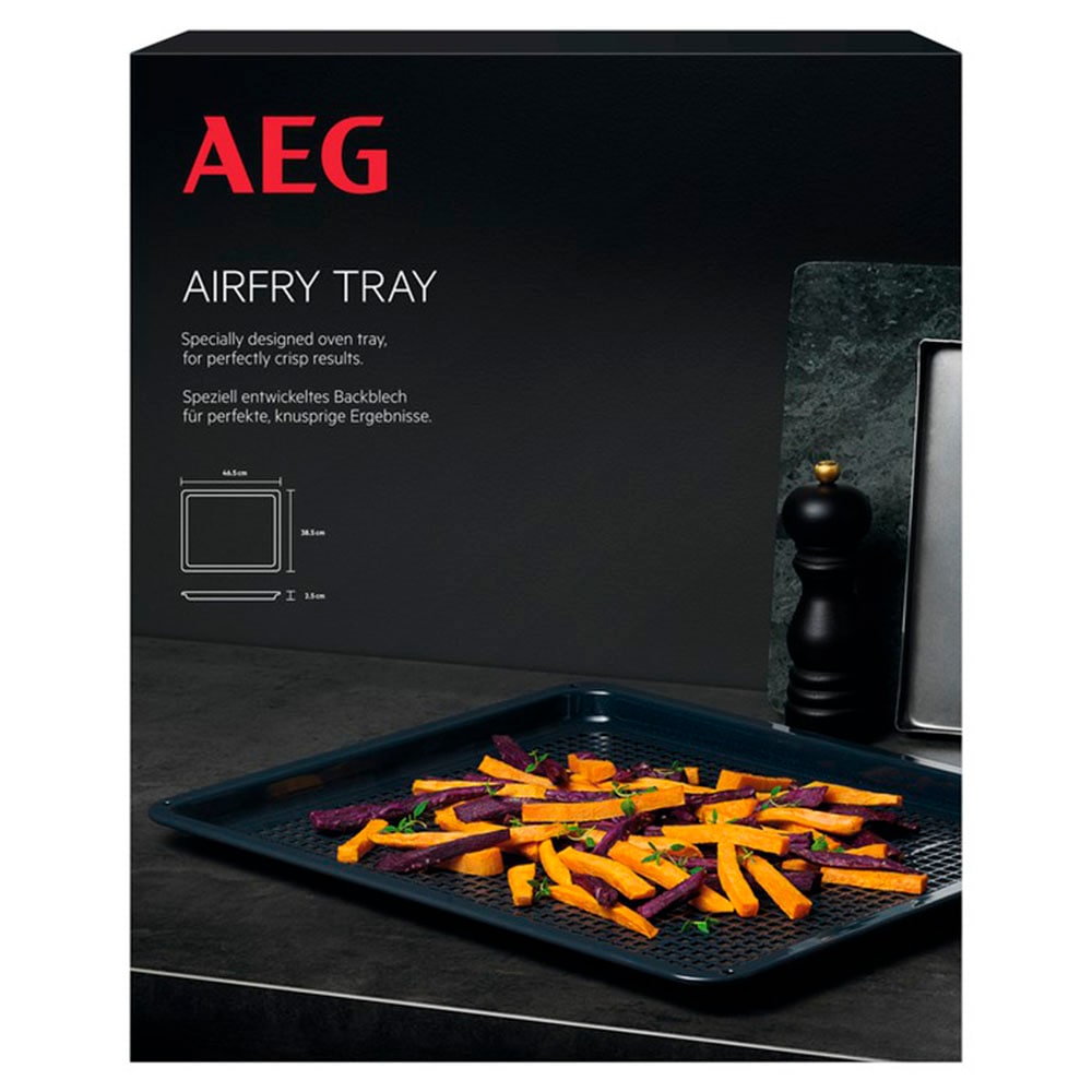 AEG Backblech »AirFry Tray Backblech A9OOAF00«, perfekt geröstetes Gemüse und knusprige Pommes frites mit weniger Öl