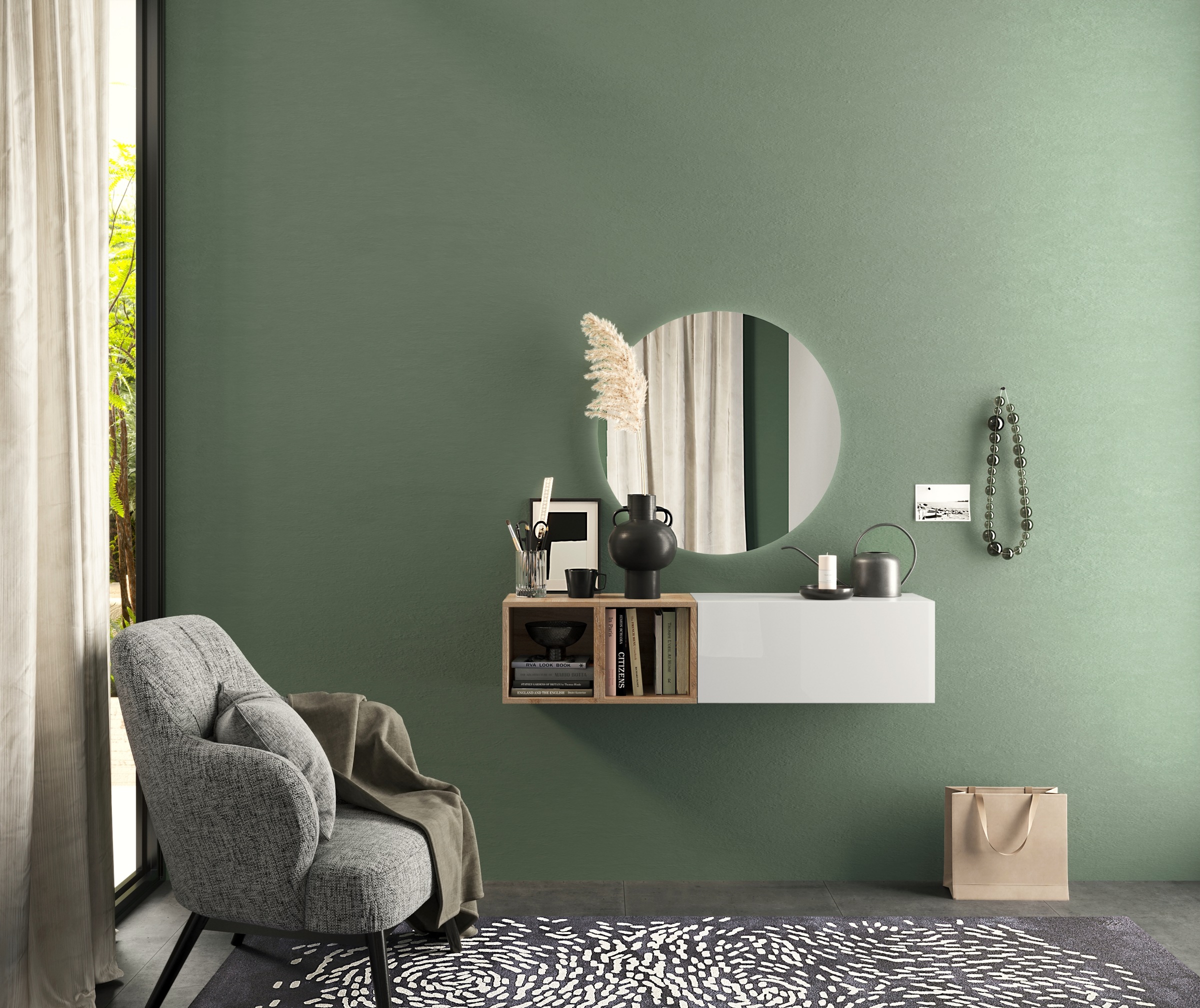 INOSIGN Garderoben-Set »Infinity, 3tlg. Breite 125 cm, Höhe variabel, moder günstig online kaufen