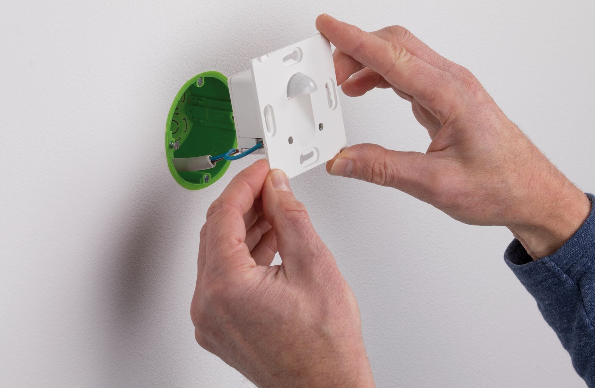 Paulmann LED Wandleuchte »Einbauleuchte eckig Weiß 1,7W«, 1 flammig