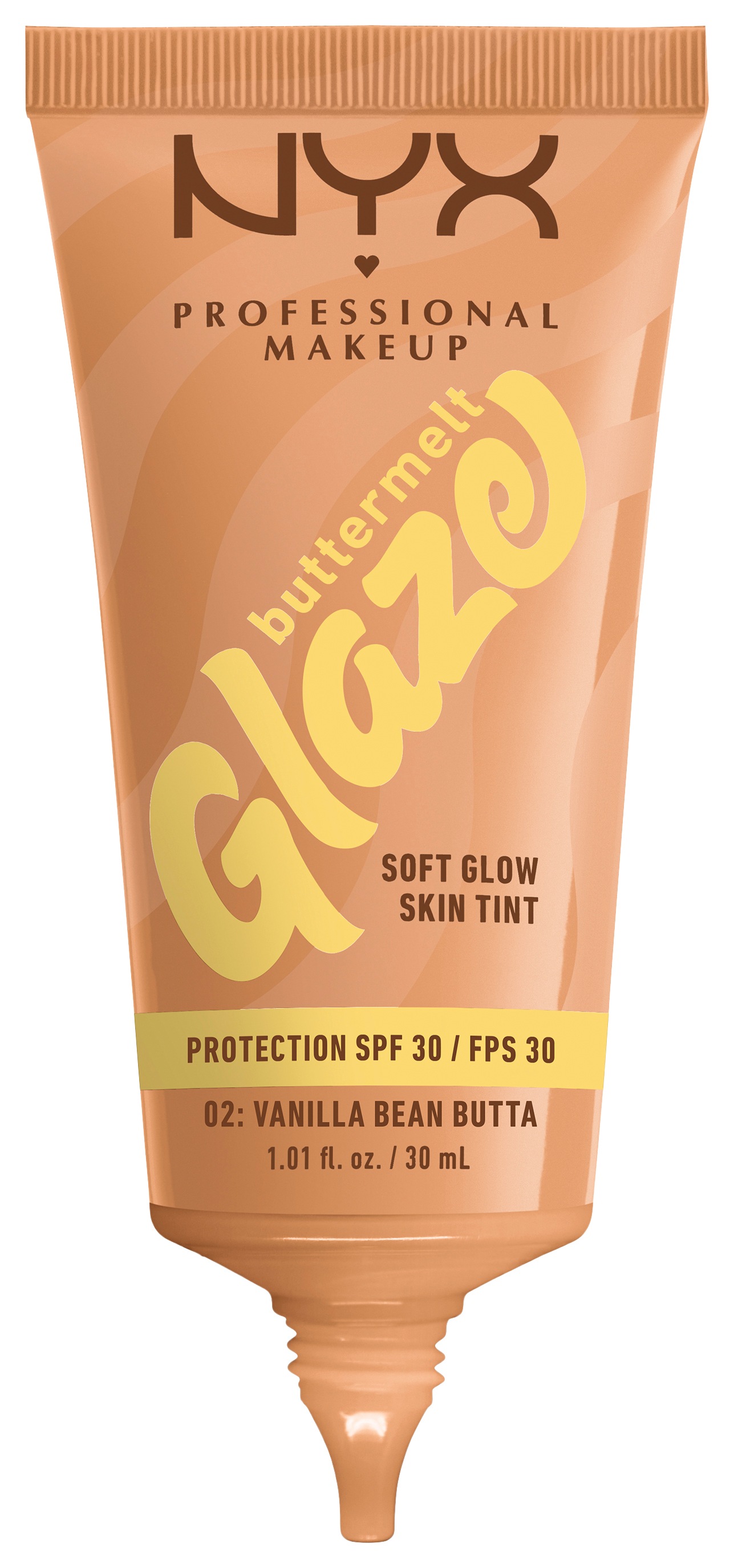 NYX Foundation »NYX Professional Makeup Buttermelt Glaze Foundation LSF 30«