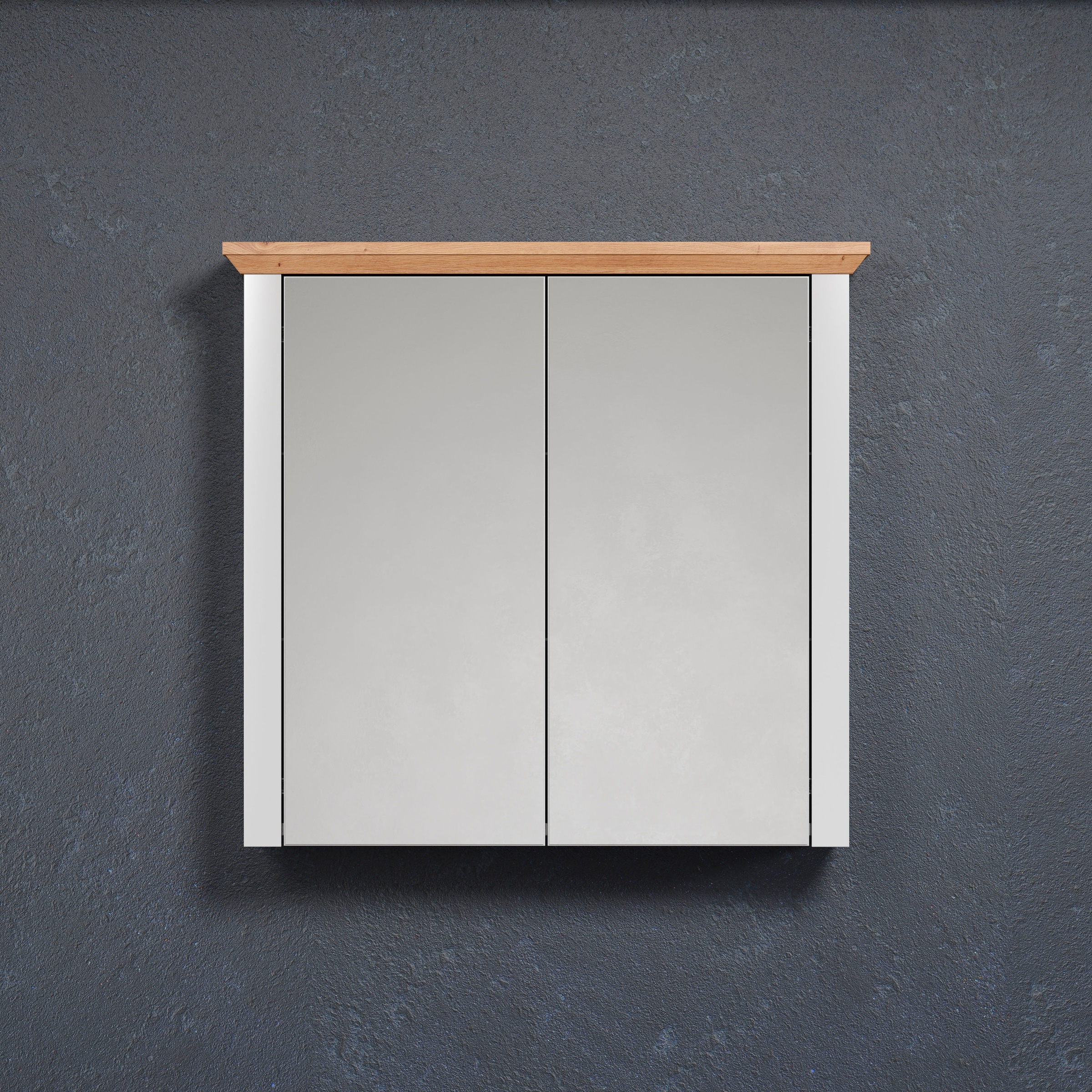 Home affaire Spiegelschrank »Herzwill« Spiegelschrank mit 2 Glasböden - (B/ günstig online kaufen