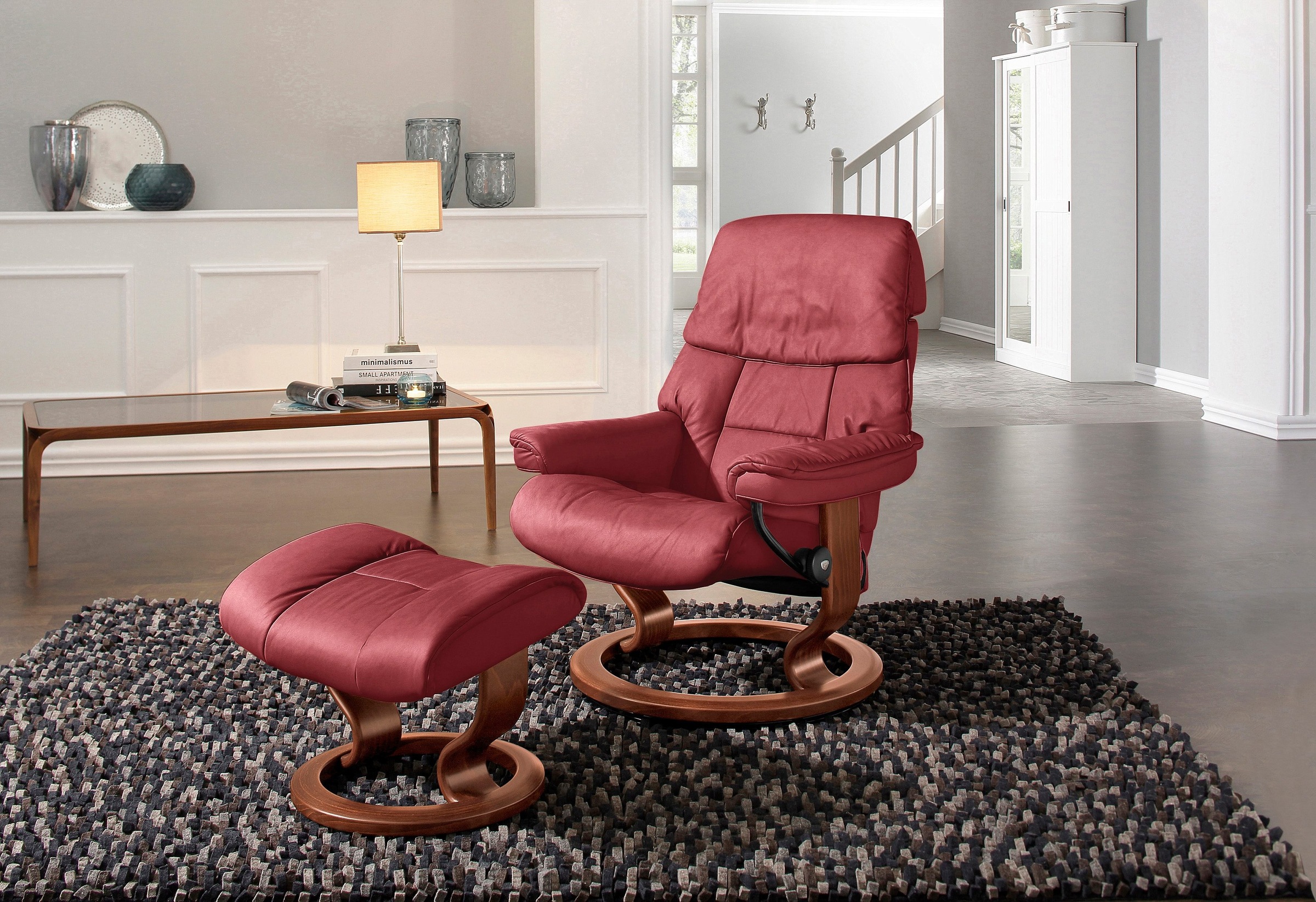 Stressless® Relaxsessel »Ruby«, (Set, Relaxsessel mit Hocker), mit Classic günstig online kaufen