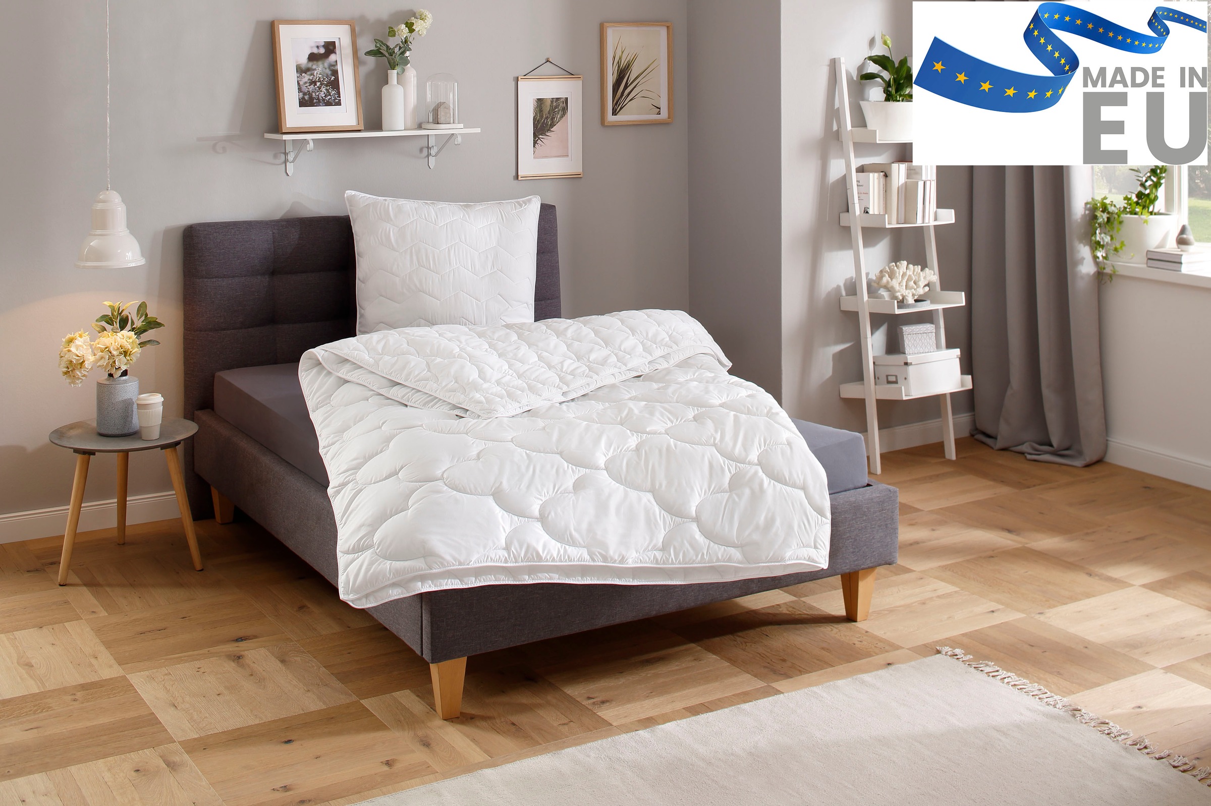 my home Microfaserbettdecke »Mondschein, Bettdecke 135x200 cm, 155x220 cm, günstig online kaufen