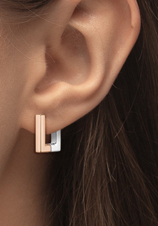 Lacoste Paar Ohrstecker »Schmuck Edelstahl Ohrrschmuck Ohrringe IMPRESSION«, wahlweise mit oder ohne Glasstein