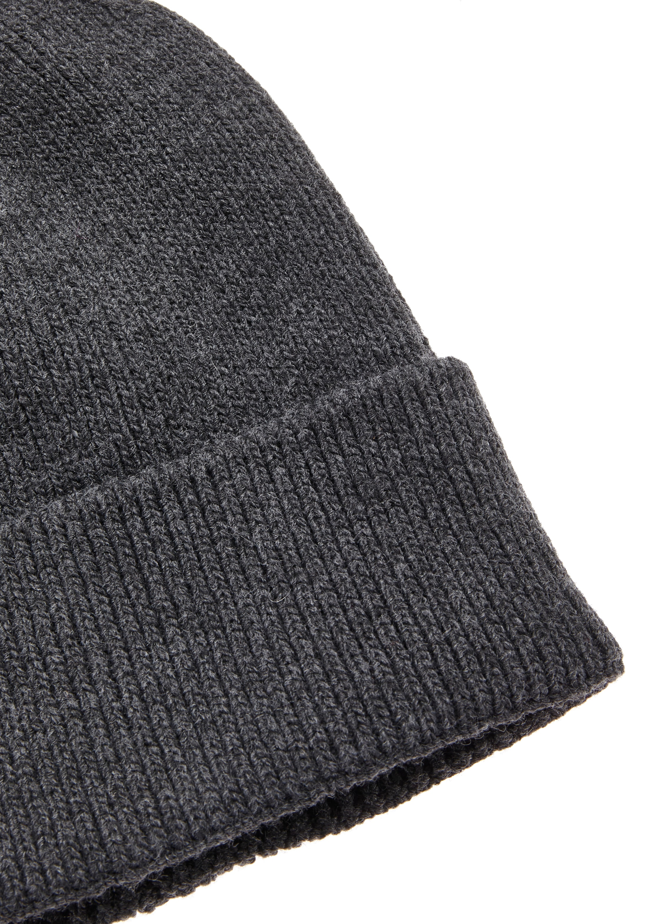 LASCANA Strickmütze »Beanie«, mit Umschlag, Wintermütze, Herbstmütze, Mütze, Feinstrick