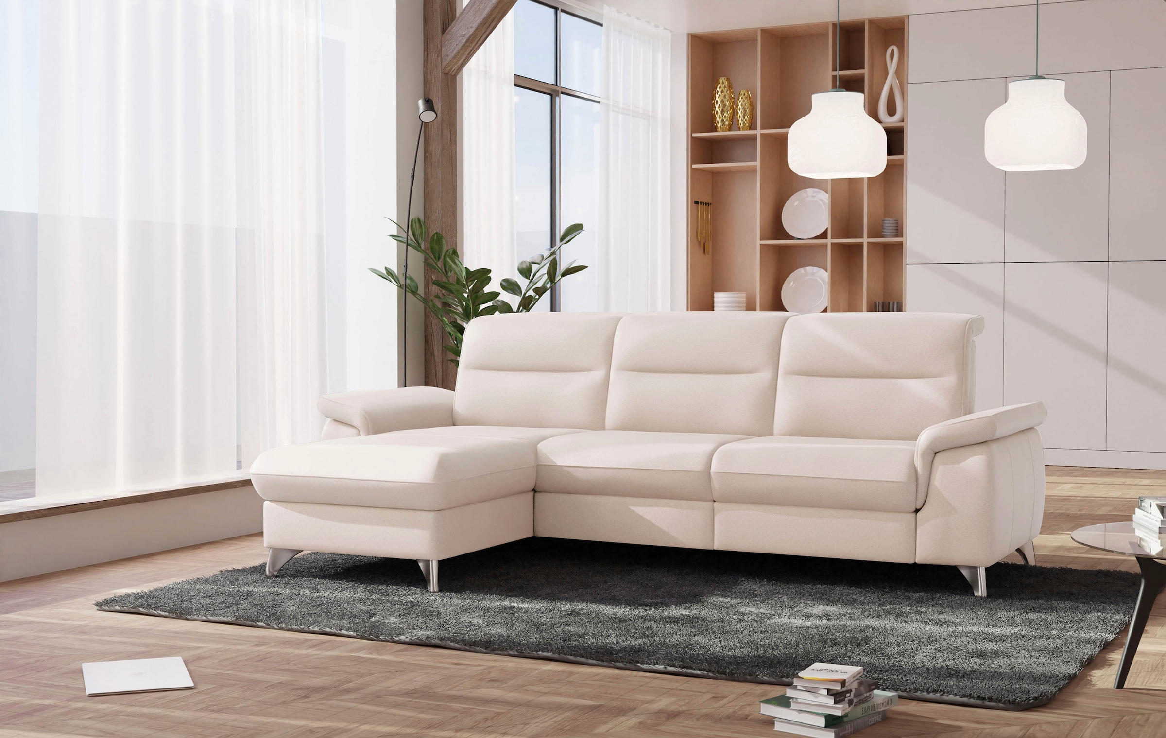 sit&more Ecksofa "Astoria L-Form", wahlweise mit motorischer Relaxfunktion günstig online kaufen