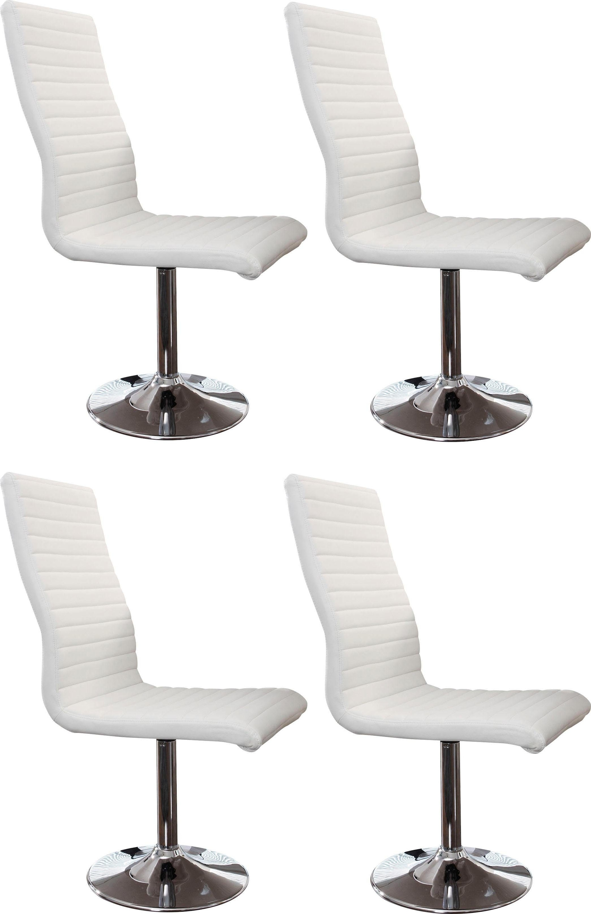 SalesFever Esszimmerstuhl, (Set), 4 St., Kunstleder, mit Drehfunktion günstig online kaufen