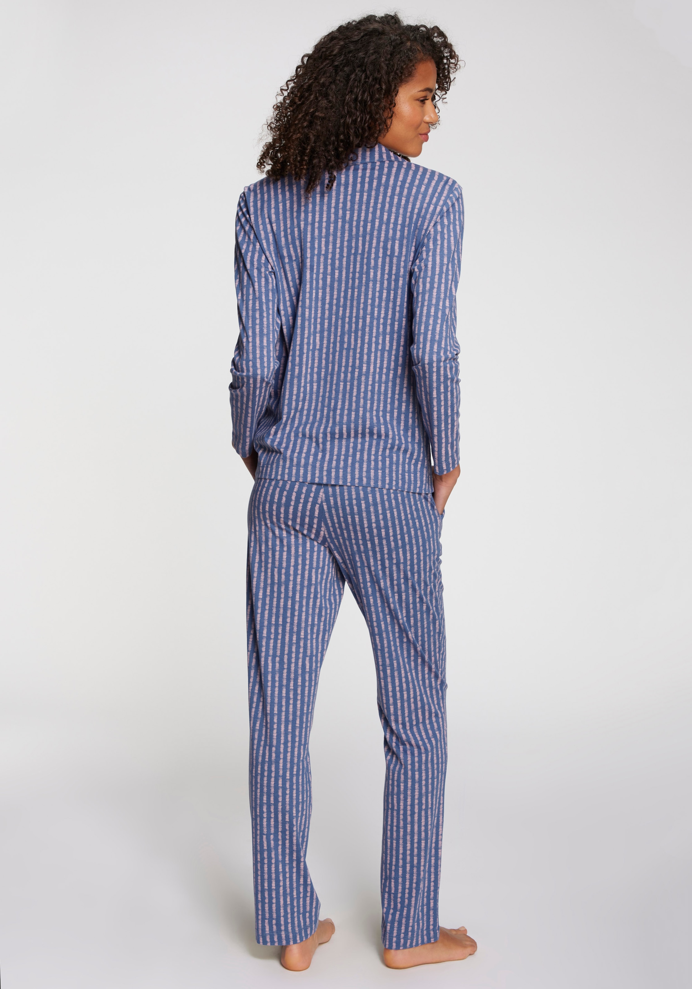 Vivance Dreams Pyjamaoberteil 1-teilig,  mit schönem Allover-Muster